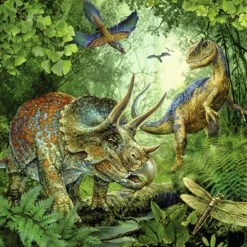 Ravensburger Puzzelset Dinosaurus - 3 X 49 Stukjes -PuzzelPlek Verkoopwinkel 1022411 002