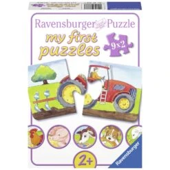 Ravensburger Mijn Eerste Puzzels Puzzelset Op De Boerderij - 9 X 2 Stukjes