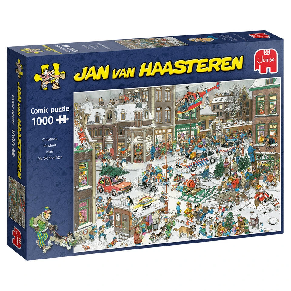 Jumbo Jan Van Haasteren Puzzel Kerstmis - 1000 Stukjes 1 Jumbo Jan Van Haasteren Puzzel Kerstmis - 1000 Stukjes