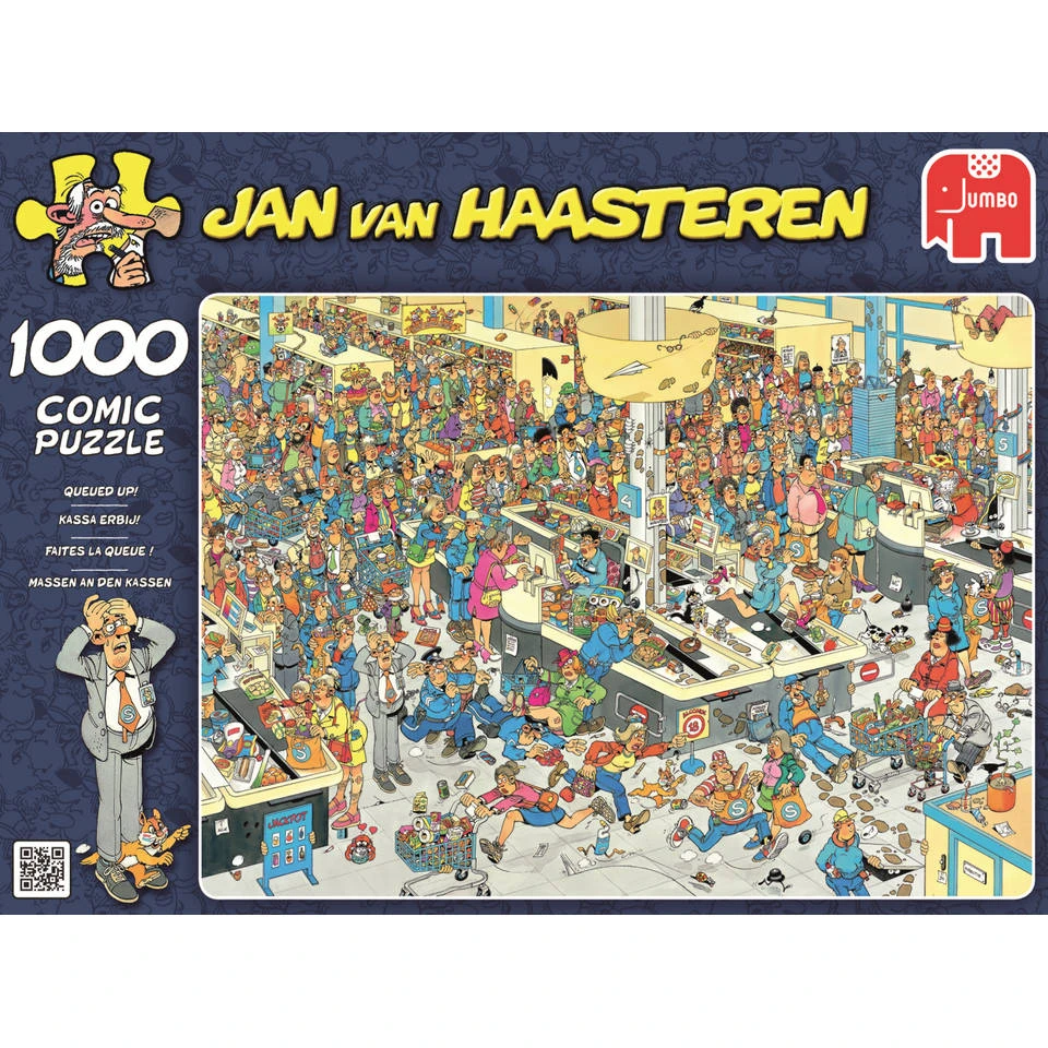 Jumbo Jan Van Haasteren Puzzel Kassa Erbij! - 1000 Stukjes 2 Jumbo Jan Van Haasteren Puzzel Kassa Erbij! - 1000 Stukjes - Afbeelding 2