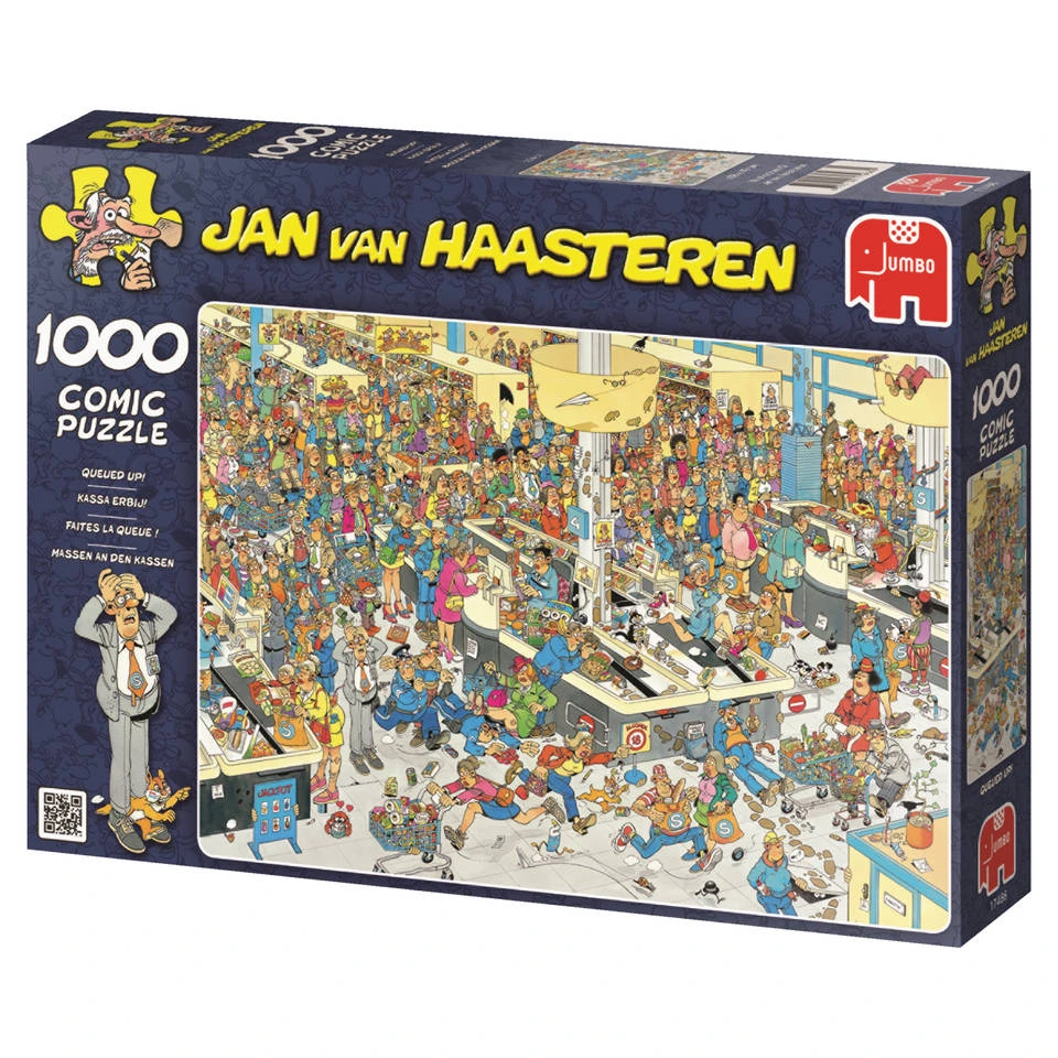 Jumbo Jan Van Haasteren Puzzel Kassa Erbij! - 1000 Stukjes 4 Jumbo Jan Van Haasteren Puzzel Kassa Erbij! - 1000 Stukjes - Afbeelding 4