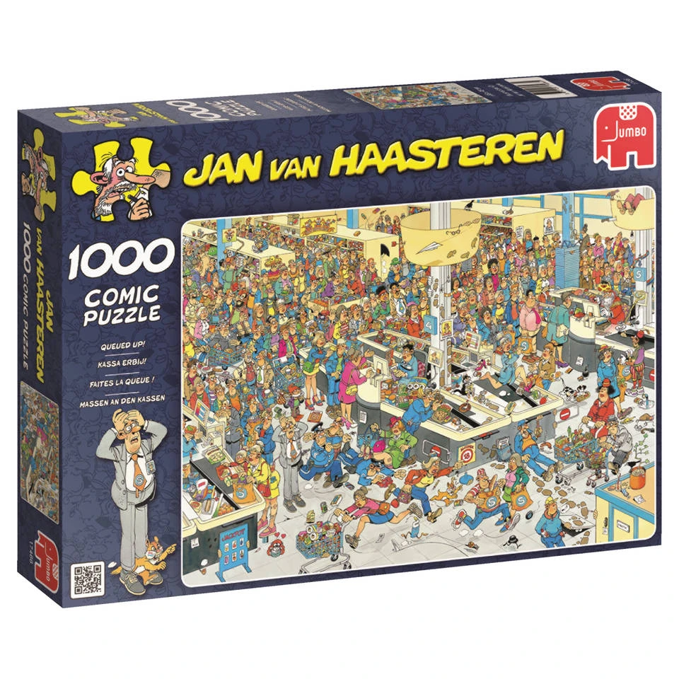 Jumbo Jan Van Haasteren Puzzel Kassa Erbij! - 1000 Stukjes 1 Jumbo Jan Van Haasteren Puzzel Kassa Erbij! - 1000 Stukjes