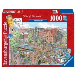 Ravensburger Puzzel Fleroux Cities Of The World: Amsterdam - 1000 Stukjes