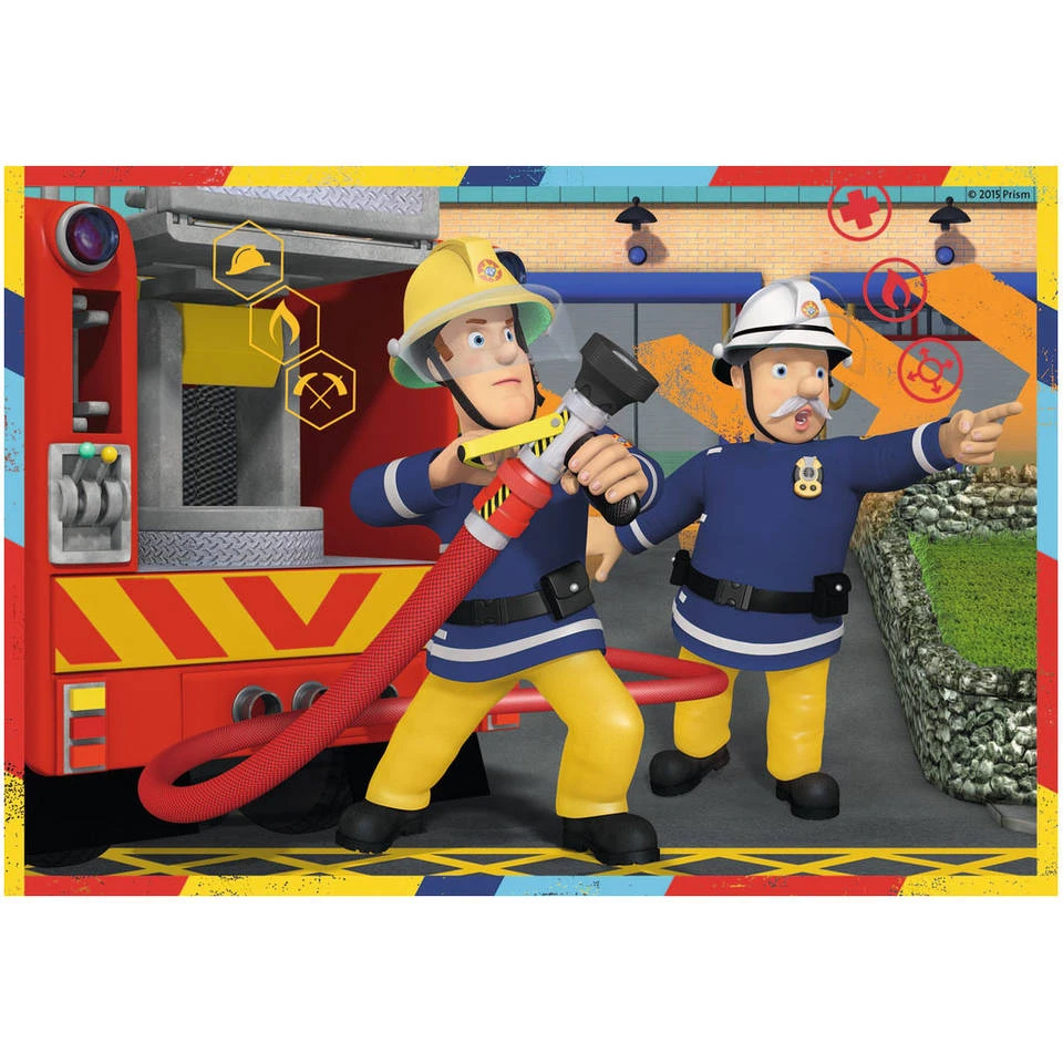 Ravensburger Brandweerman Sam Puzzelset Aan Het Werk - 2 X 12 Stukjes 2 Ravensburger Brandweerman Sam Puzzelset Aan Het Werk - 2 X 12 Stukjes - Afbeelding 2