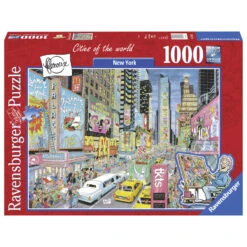 Ravensburger Puzzel Fleroux Cities Of The World: New York - 1000 Stukjes