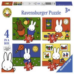 Ravensburger Nijntje Puzzelset - 12 + 16 + 20 + 24 Stukjes