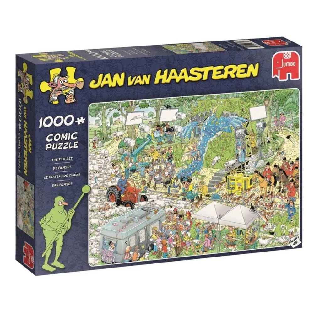 Jumbo Jan Van Haasteren Puzzel De Filmset - 1000 Stukjes 3 Jumbo Jan Van Haasteren Puzzel De Filmset - 1000 Stukjes - Afbeelding 3
