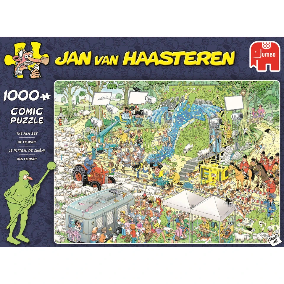 Jumbo Jan Van Haasteren Puzzel De Filmset - 1000 Stukjes 1 Jumbo Jan Van Haasteren Puzzel De Filmset - 1000 Stukjes