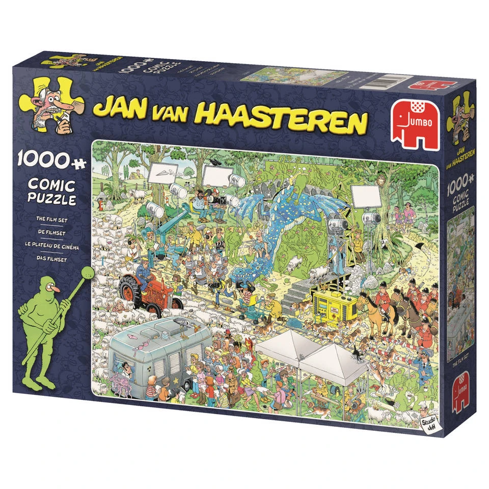 Jumbo Jan Van Haasteren Puzzel De Filmset - 1000 Stukjes 4 Jumbo Jan Van Haasteren Puzzel De Filmset - 1000 Stukjes - Afbeelding 4