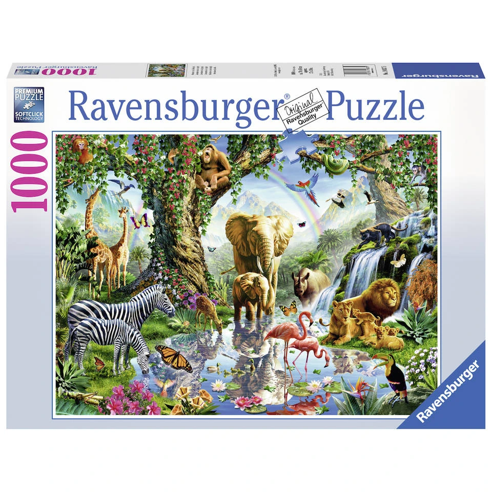 Ravensburger Puzzel Avonturen In De Jungle - 1000 Stukjes 1 Ravensburger Puzzel Avonturen In De Jungle - 1000 Stukjes