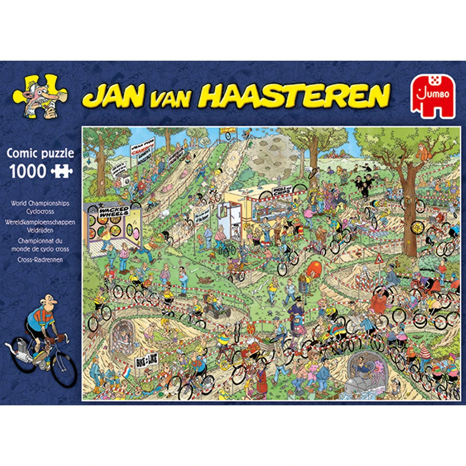 Jumbo Jan Van Haasteren Puzzel Veldrijden - 1000 Stukjes 2 Jumbo Jan Van Haasteren Puzzel Veldrijden - 1000 Stukjes - Afbeelding 2