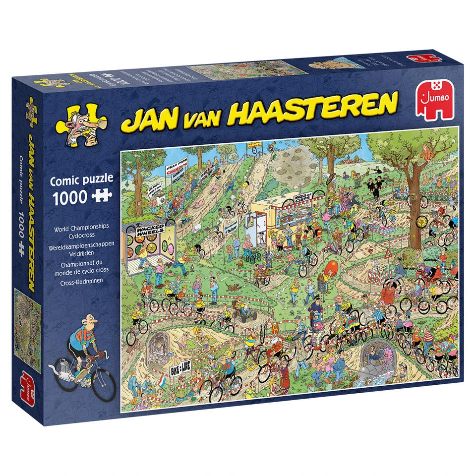 Jumbo Jan Van Haasteren Puzzel Veldrijden - 1000 Stukjes 1 Jumbo Jan Van Haasteren Puzzel Veldrijden - 1000 Stukjes