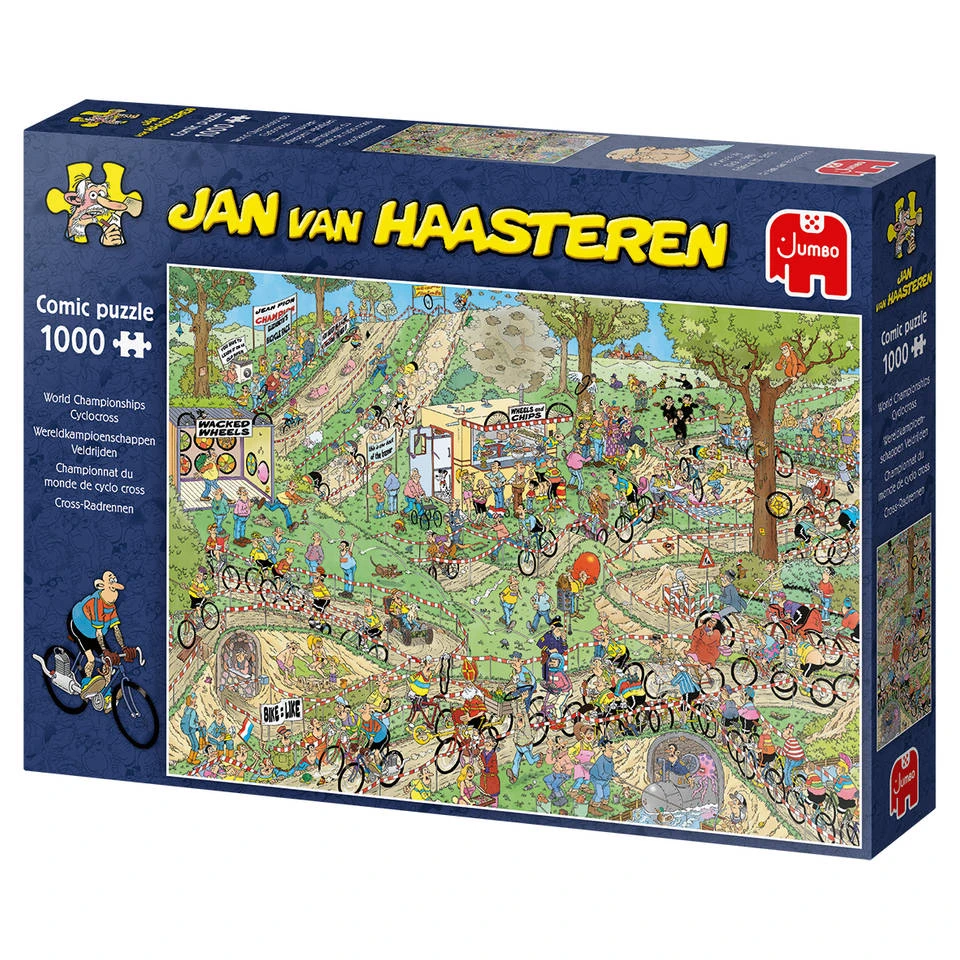 Jumbo Jan Van Haasteren Puzzel Veldrijden - 1000 Stukjes 4 Jumbo Jan Van Haasteren Puzzel Veldrijden - 1000 Stukjes - Afbeelding 4