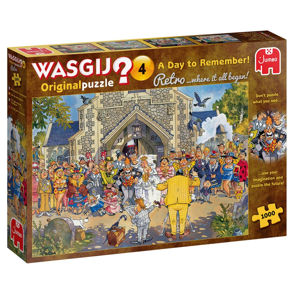 Jumbo Wasgij Retro Original 4 Puzzel - 1000 Stukjes 1 Jumbo Wasgij Retro Original 4 Puzzel - 1000 Stukjes