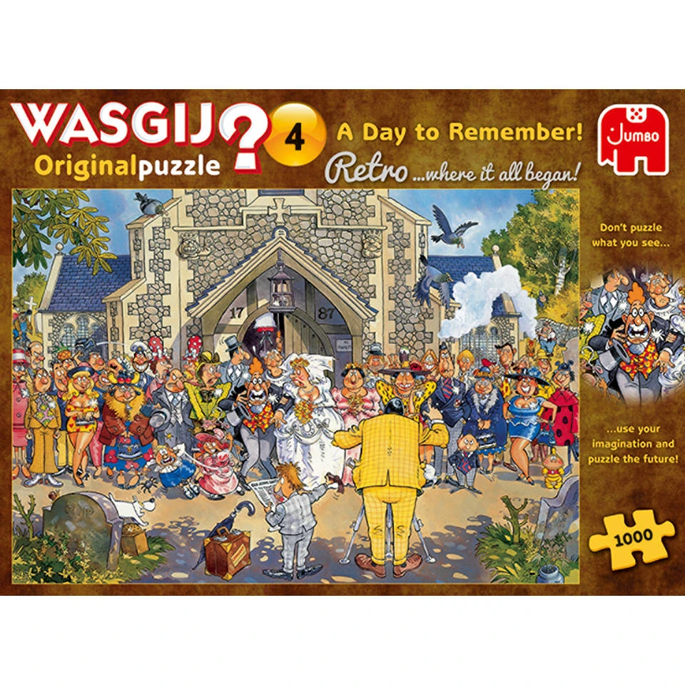 Jumbo Wasgij Retro Original 4 Puzzel - 1000 Stukjes 2 Jumbo Wasgij Retro Original 4 Puzzel - 1000 Stukjes - Afbeelding 2