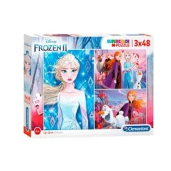 Clementoni Disney Frozen 2 Puzzelset - 3 X 48 Stukjes