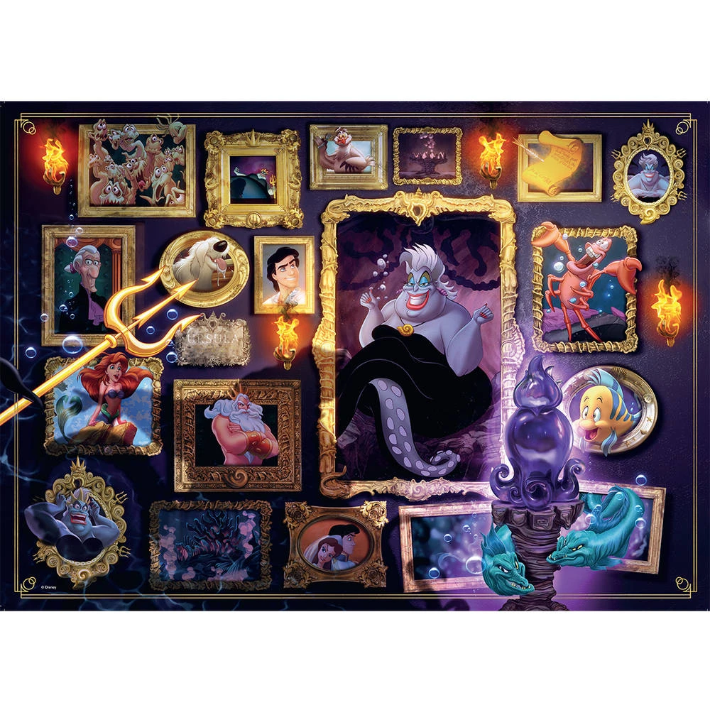 Ravensburger Disney Villainous Puzzel Ursula - 1000 Stukjes 2 Ravensburger Disney Villainous Puzzel Ursula - 1000 Stukjes - Afbeelding 2