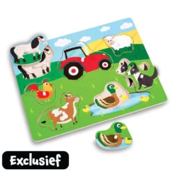 Woodlets Houten Puzzel Boerderij