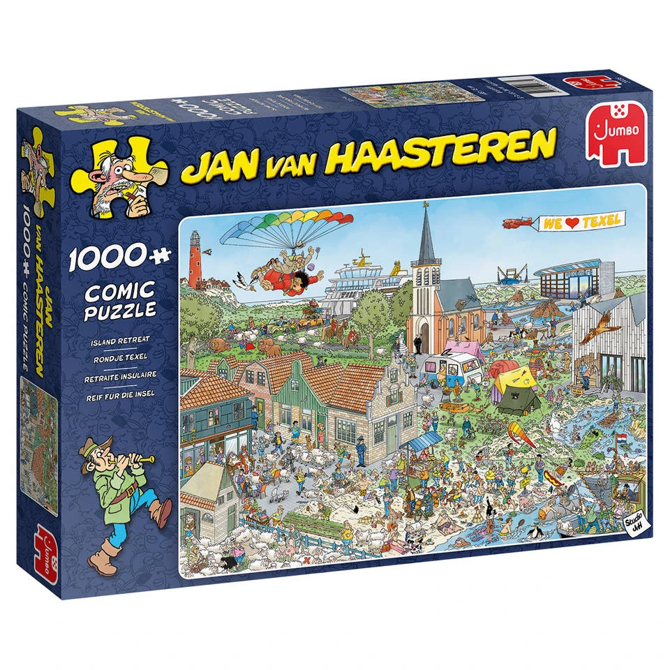 Jumbo Jan Van Haasteren Puzzel Texel - 1000 Stukjes 1 Jumbo Jan Van Haasteren Puzzel Texel - 1000 Stukjes
