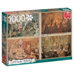 Jumbo Anton Pieck Puzzel Woonkamer Plezier - 1000 Stukjes