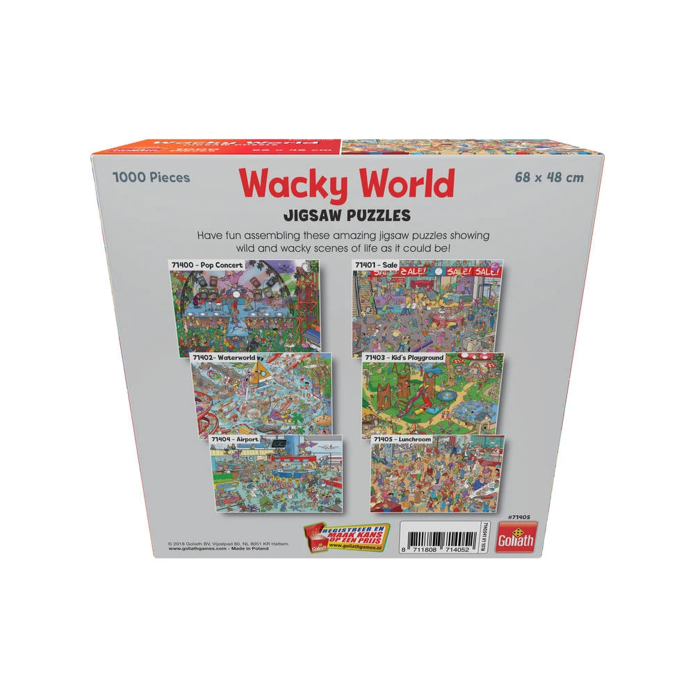 Goliath Wacky World Puzzel Lunchkamer 4 Goliath Wacky World Puzzel Lunchkamer - Afbeelding 4