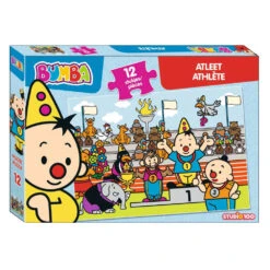 Bumba Puzzel Atleet - 12 Stukjes