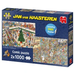 Jumbo Jan Van Haasteren Shoppen Voor De Feestdagen - 2 X 1000 Stukjes -PuzzelPlek Verkoopwinkel 1983180 13cb15f7