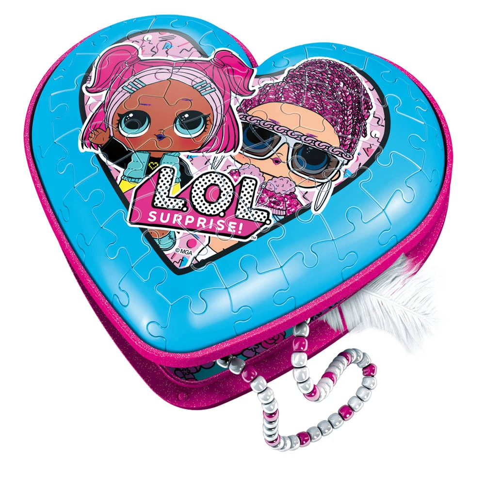 Ravensburger L.O.L. Surprise Puzzel Hartendoos - 54 Stukjes 2 Ravensburger L.O.L. Surprise Puzzel Hartendoos - 54 Stukjes - Afbeelding 2