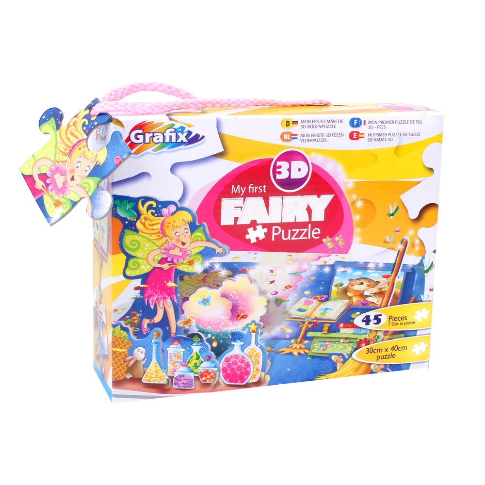 Grafix 3D Puzzel Fee - 45 Stukjes 1 Grafix 3D Puzzel Fee - 45 Stukjes