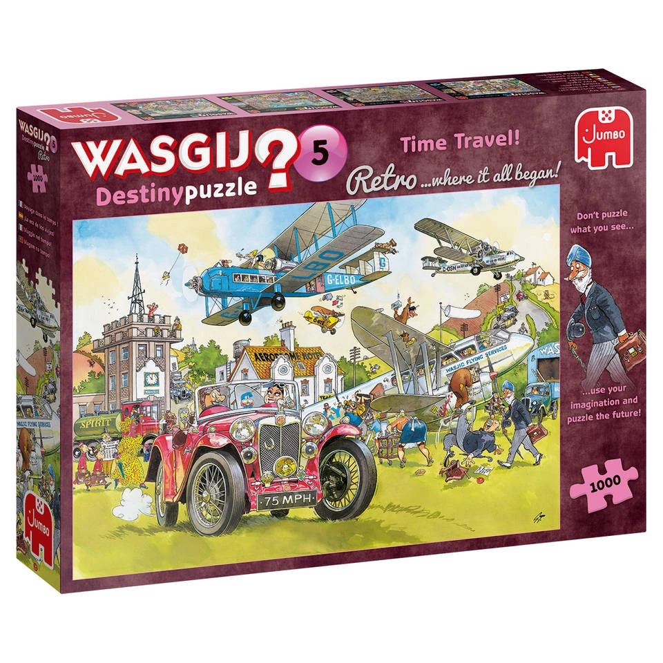 Jumbo Wasgij Retro Destiny 5 Puzzel Tijdreizen - 1000 Stukjes 1 Jumbo Wasgij Retro Destiny 5 Puzzel Tijdreizen - 1000 Stukjes