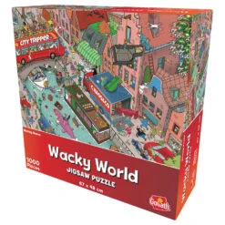 Goliath Wacky World Puzzel Verhuizing - 1000 Stukjes -PuzzelPlek Verkoopwinkel 1988999 14a82155