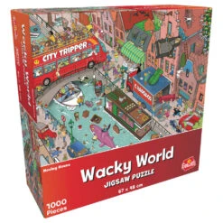 Goliath Wacky World Puzzel Verhuizing - 1000 Stukjes