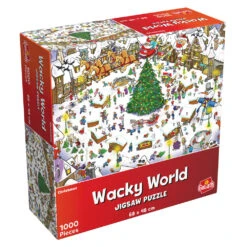 Goliath Wacky World Puzzel Kerstmis - 1000 Stukjes