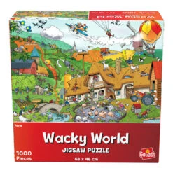 Goliath Wacky World Puzzel Boerderij - 1000 Stukjes -PuzzelPlek Verkoopwinkel 1989006 79c3a0d2