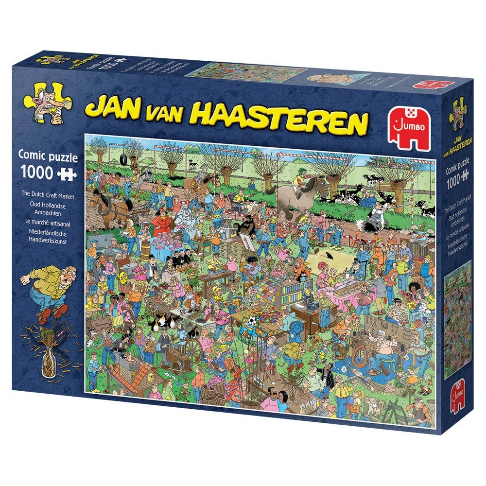 Jumbo Jan Van Haasteren Puzzel Oud Hollandse Ambachten - 1000 Stukjes 4 Jumbo Jan Van Haasteren Puzzel Oud Hollandse Ambachten - 1000 Stukjes - Afbeelding 4