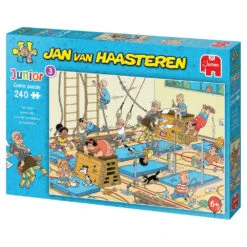 Jumbo Jan Van Haasteren Junior Puzzel Apenkooien - 240 Stukjes -PuzzelPlek Verkoopwinkel 1989695 841602e9