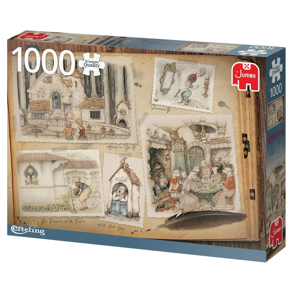 Jumbo Anton Pieck Puzzel Efteling - 1000 Stukjes 4 Jumbo Anton Pieck Puzzel Efteling - 1000 Stukjes - Afbeelding 4