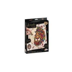 Grafix Houten Puzzel Leeuw - 140 Stukjes