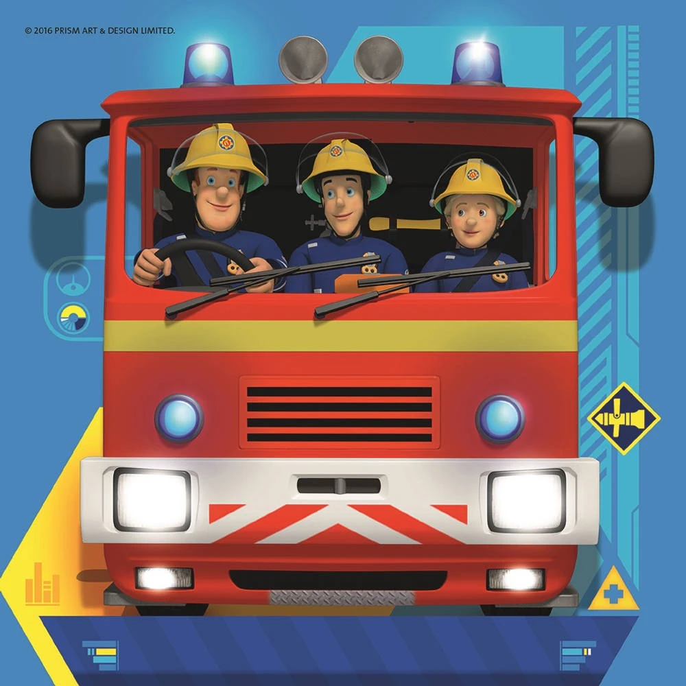 Ravensburger Brandweerman Sam 3-in-1 Puzzel Met Memory - 25/36/49 Stukjes 3 Ravensburger Brandweerman Sam 3-in-1 Puzzel Met Memory - 25/36/49 Stukjes - Afbeelding 3