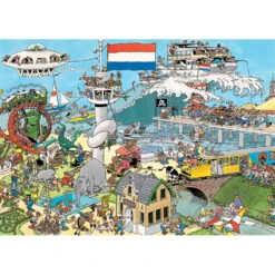 Jumbo Jan Van Haasteren Puzzelset Verkeerschaos & Ter Land, Ter Zee En In De Lucht - 2 X 1000 Stukjes 7 Jumbo Jan Van Haasteren Puzzelset Verkeerschaos & Ter Land, Ter Zee En In De Lucht - 2 X 1000 Stukjes -PuzzelPlek Verkoopwinkel 1992667 40175327