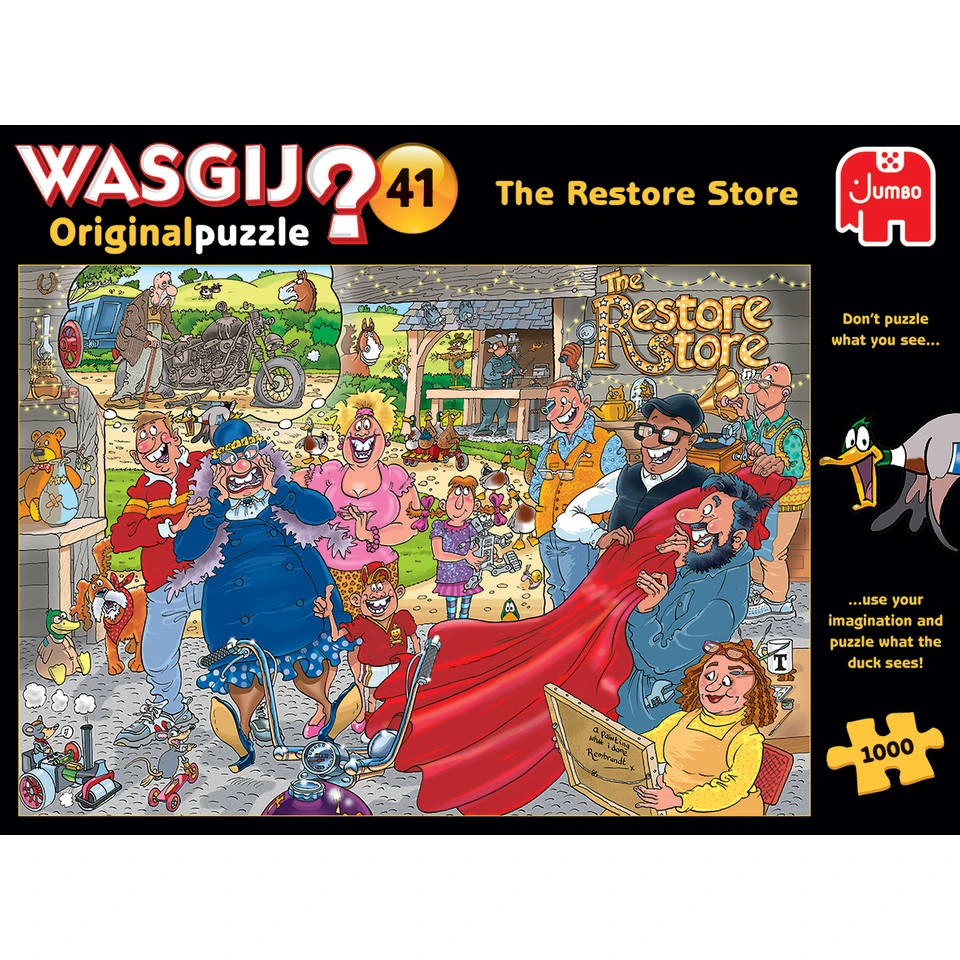 Jumbo Wasgij Original 41 Puzzel The Restore Store - 1000 Stukjes 2 Jumbo Wasgij Original 41 Puzzel The Restore Store - 1000 Stukjes - Afbeelding 2