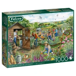 Jumbo Falcon De Luxe Puzzel Bij De Volkstuin - 1000 Stukjes