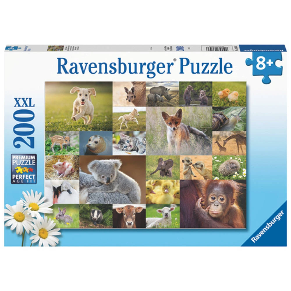 Ravensburger XXL Puzzel Schattige Babydieren - 200 Stukjes 2 Ravensburger XXL Puzzel Schattige Babydieren - 200 Stukjes - Afbeelding 2