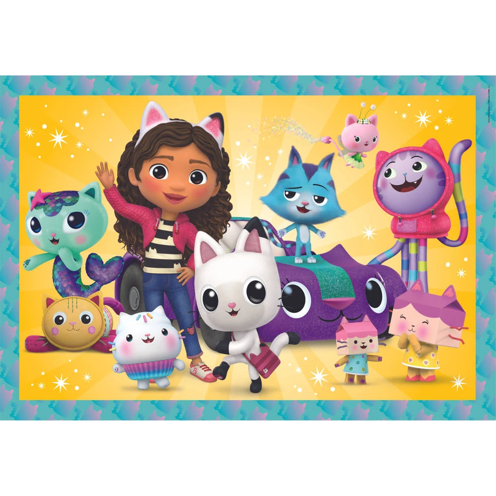 Clementoni Gabby’s Poppenhuis Super Color Puzzel Feest Maxi - 24 Stukjes 6 Clementoni Gabby’s Poppenhuis Super Color Puzzel Feest Maxi - 24 Stukjes - Afbeelding 6