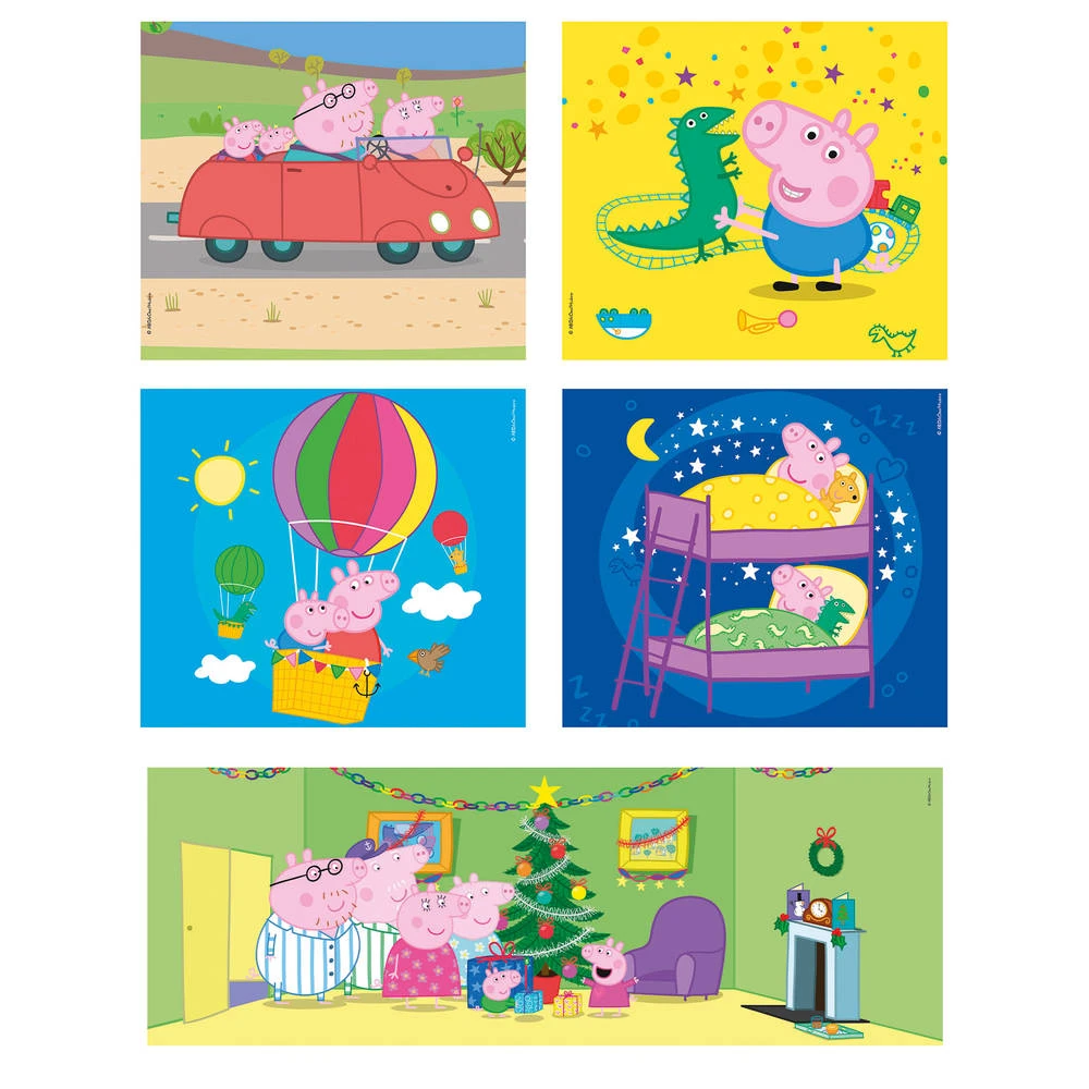 Clementoni Peppa Pig 10-in-1 Puzzelset - 18 + 30 + 48 + 60 Stukjes 6 Clementoni Peppa Pig 10-in-1 Puzzelset - 18 + 30 + 48 + 60 Stukjes - Afbeelding 6