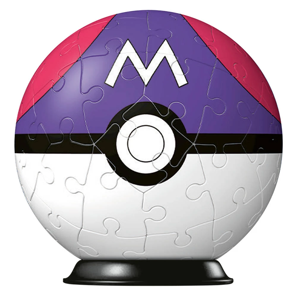 Ravensburger 3D-puzzel Pokémon Master Ball - 54 Stukjes 2 Ravensburger 3D-puzzel Pokémon Master Ball - 54 Stukjes - Afbeelding 2